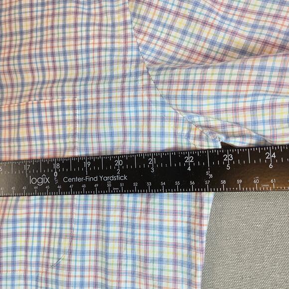Peter Millar Plaid Button Down Shirt Men’s Size M 100% Cotton Long Sleeve - Picture 9 of 9